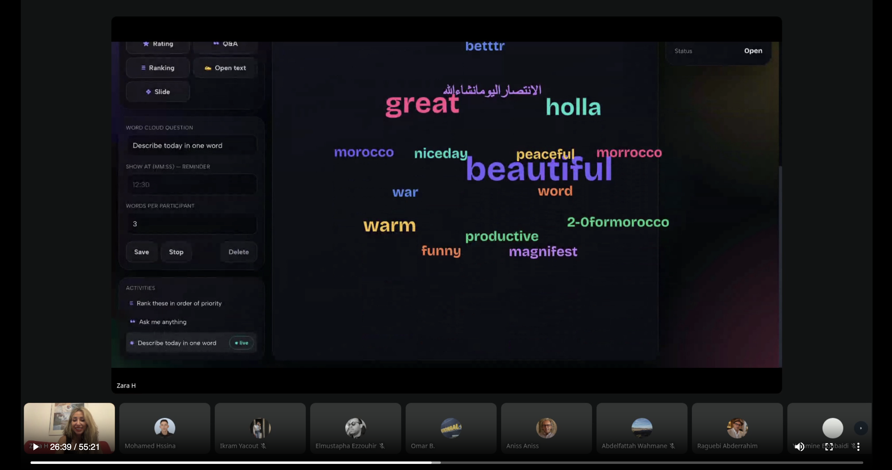 My community showing up to test the app we built overnight.